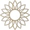 Ekena Millwork Daisy Wood Fretwork Pierced Ceiling Medallion, Hickory, 34"OD x 11 7/8"ID x 3/8"T CMWP34X34X0375DAHI - alternate 2